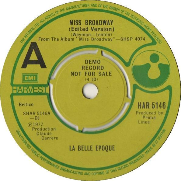 Belle Epoque - Miss Broadway
