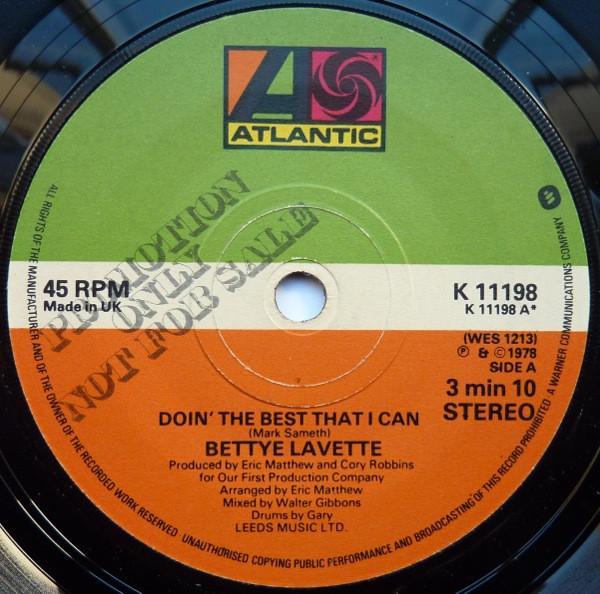 Bettye Lavette - Doin' The Best That I Can