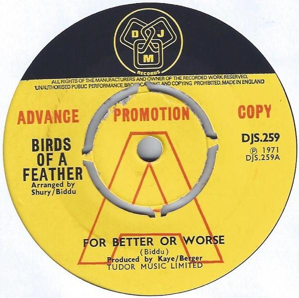 Birds Of A Feather  - For Better Or Worse
