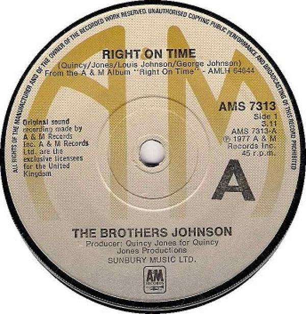 Brothers Johnson - Right On Time / Dancin' And Prancin'