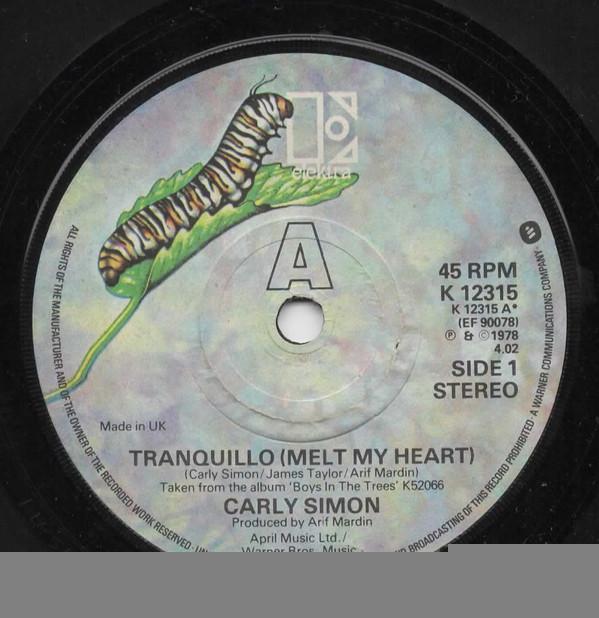 Carly Simon - Tranquillo (Melt My Heart)