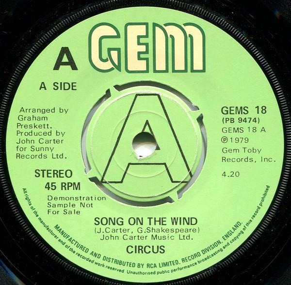 Circus  - Song On The Wind