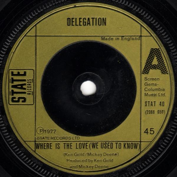 Delegation - Where Is The Love (We Used To Know)