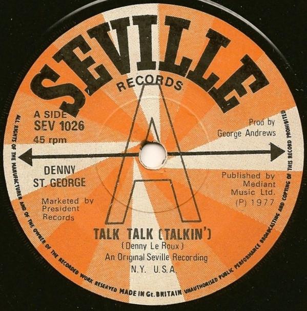Denny St. George - Talk Talk (Talkin')
