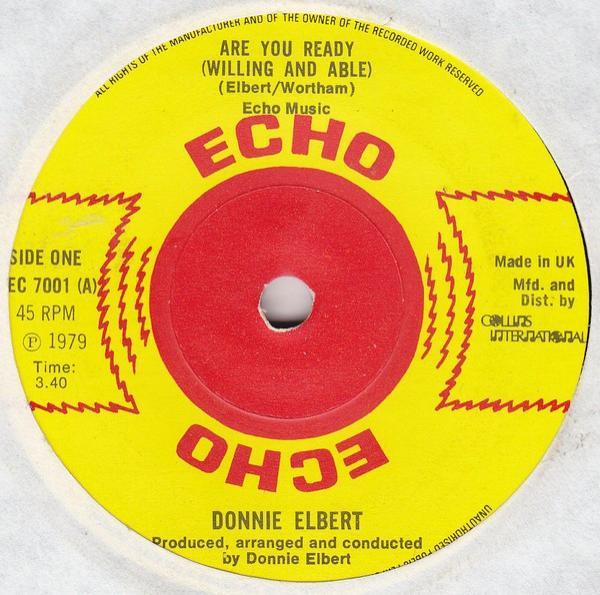 Donnie Elbert - Are You Ready (Willing And Able)