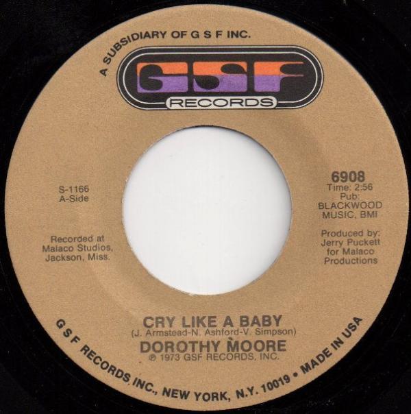 Dorothy Moore - Cry Like A Baby