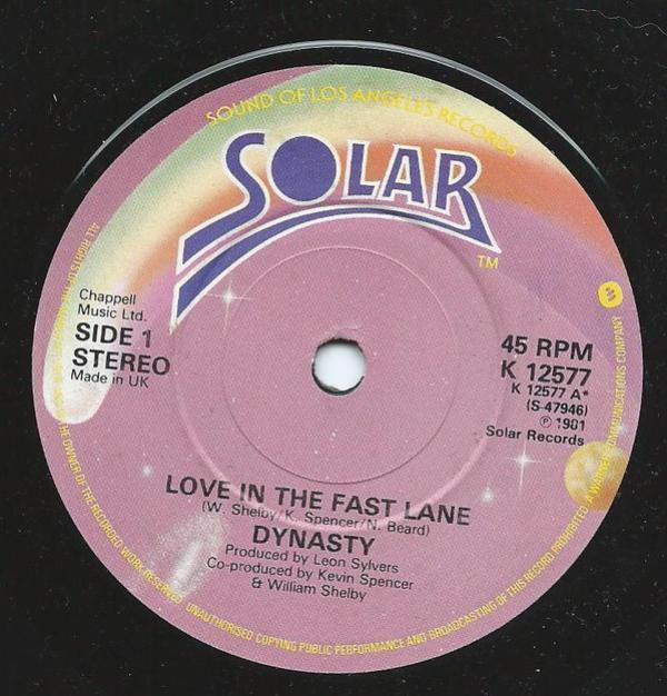 Dynasty - Love In The Fast Lane