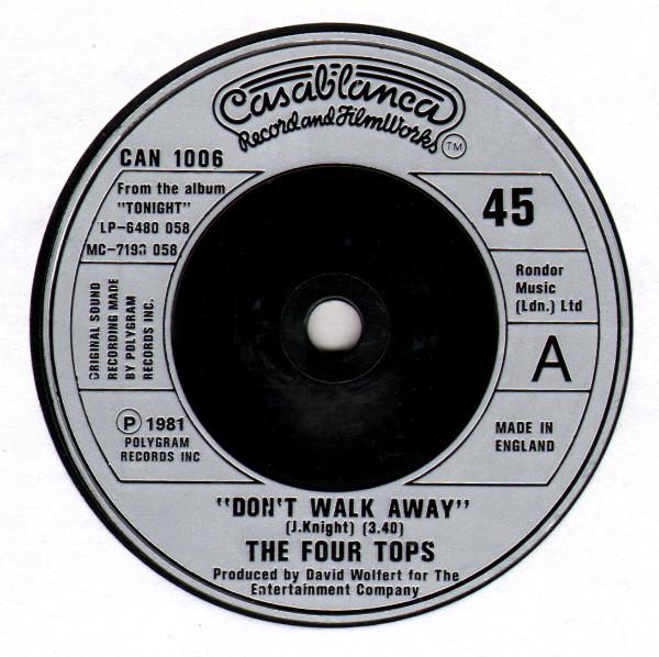 Four Tops - Don't Walk Away