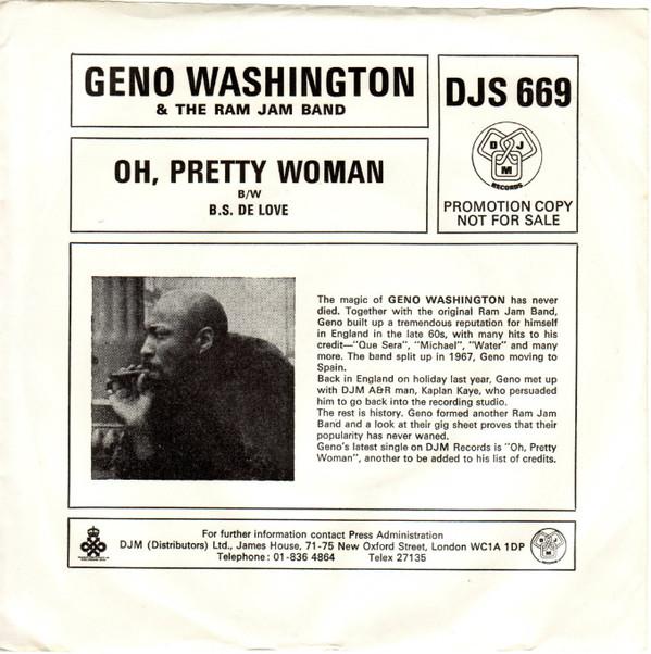 Geno Washington & The Ram Jam Band - Oh, Pretty Woman