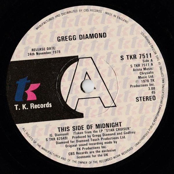 Gregg Diamond - This Side Of Midnight / Star Cruiser