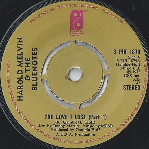 Harold Melvin And The Blue Notes - The Love I Lost (Part 1)