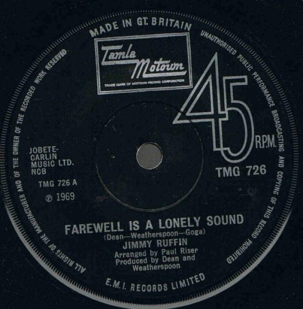 Jimmy Ruffin - Farewell Is A Lonely Sound