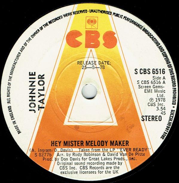 Johnnie Taylor - Hey Mister Melody Maker
