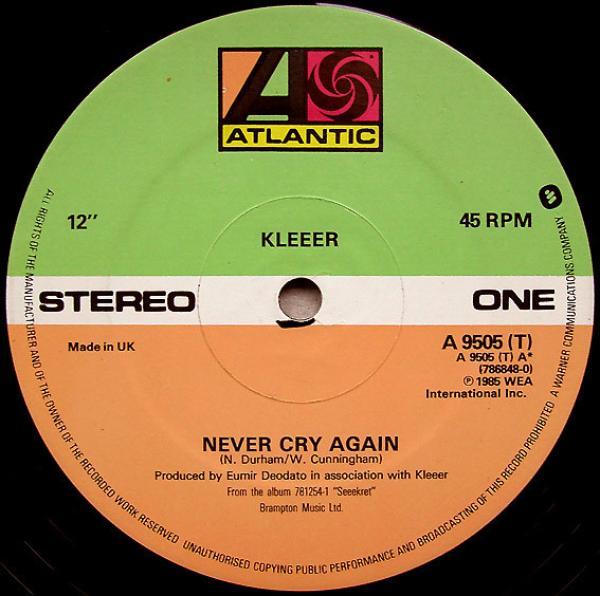 Kleeer - Never Cry Again