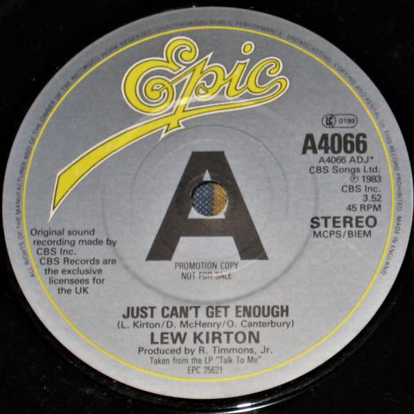 Lew Kirton - Just Can't Get Enough / Don't Give Up Your Dream (Hang On In There)