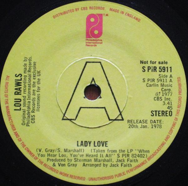 Lou Rawls - Lady Love