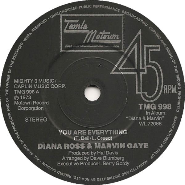 Marvin Gaye, Diana Ross - You Are Everything / Stop, Look, Listen