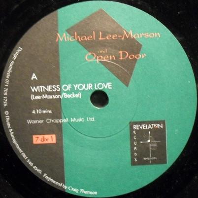 Michael Lee-Marson, Open Door (2) - Witness Of Your Love