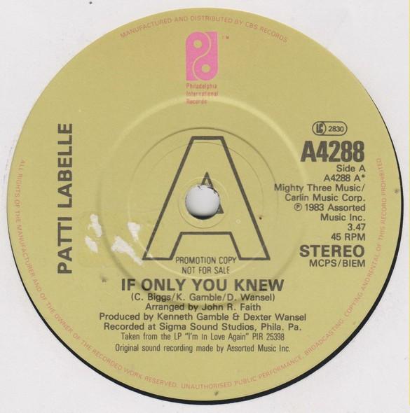Patti LaBelle - If Only You Knew
