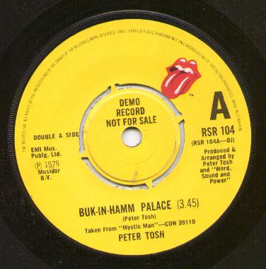 Peter Tosh - Buk-In-Hamm Palace/The Day The Dollar Die