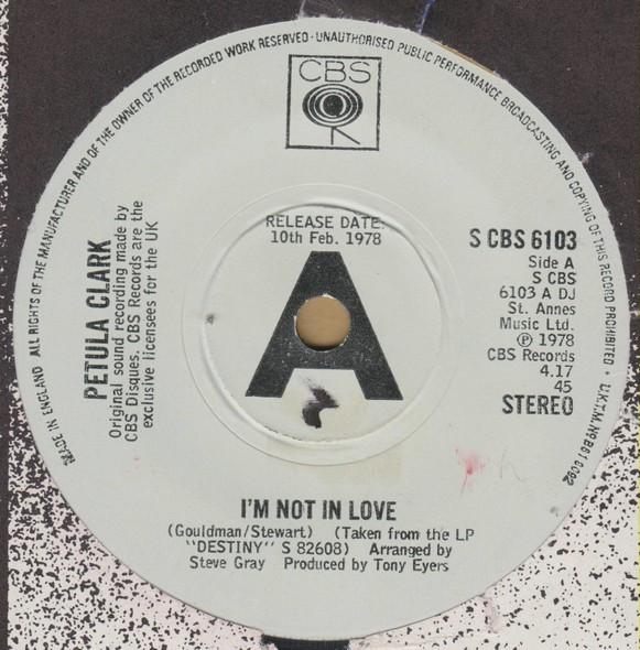 Petula Clark - I'm Not In Love