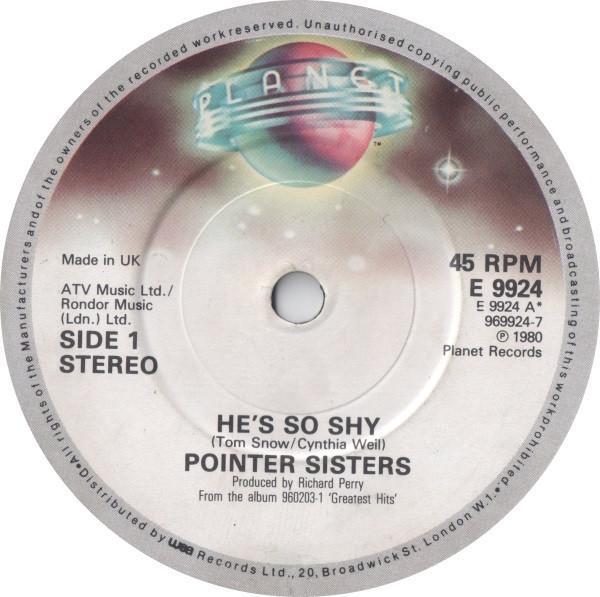 Pointer Sisters - He's So Shy
