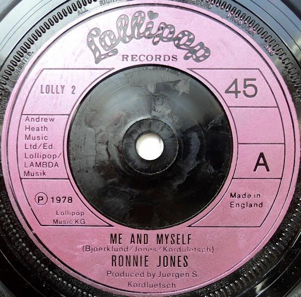 Ronnie Jones - Me And Myself