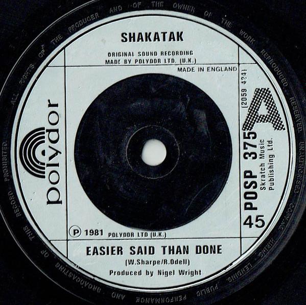 Shakatak - Easier Said Than Done