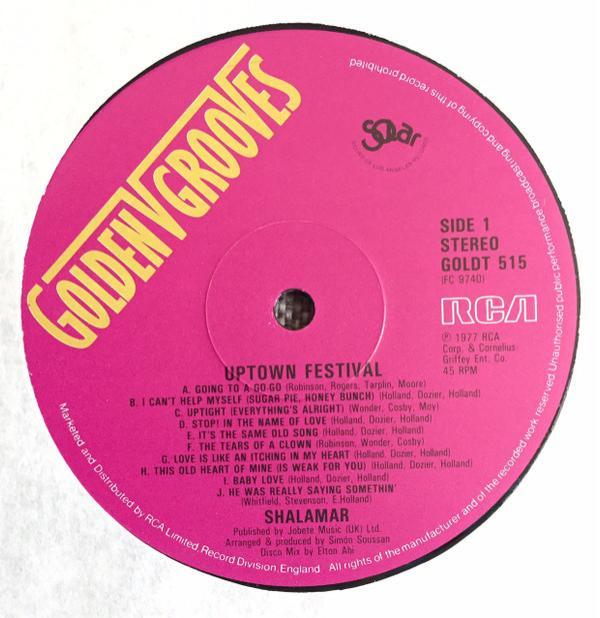 Shalamar - Uptown Festival