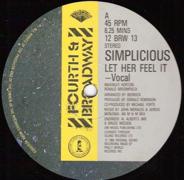 Simplicious - Let Her Feel It