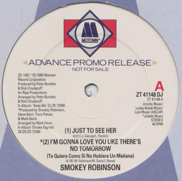 Smokey Robinson - Just To See Her