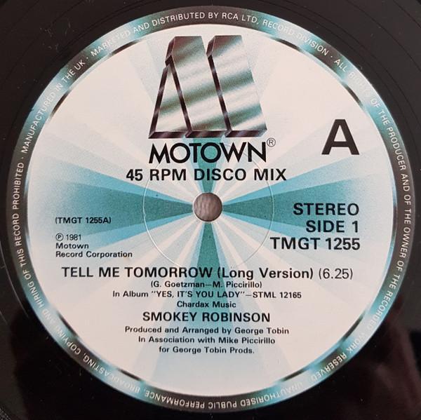 Smokey Robinson - Tell Me Tomorrow