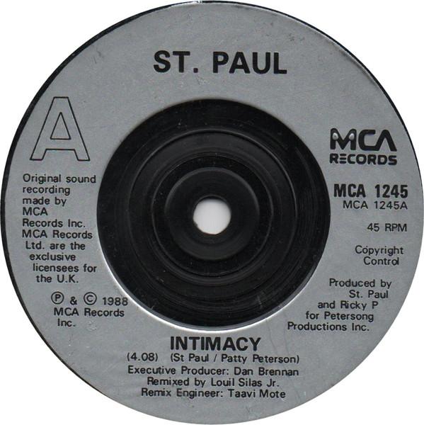 St. Paul - Intimacy