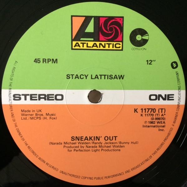 Stacy Lattisaw - Sneakin' Out / Jump To The Beat
