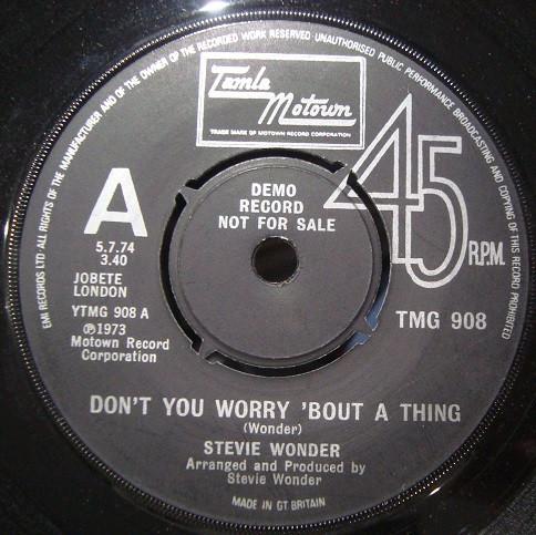 Stevie Wonder - Don't You Worry 'Bout A Thing