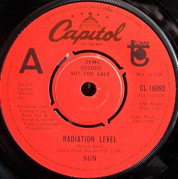 Sun  - Radiation Level