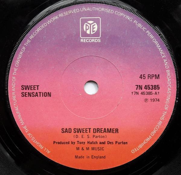 Sweet Sensation  - Sad Sweet Dreamer