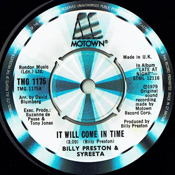 Syreeta, Billy Preston - It Will Come In Time