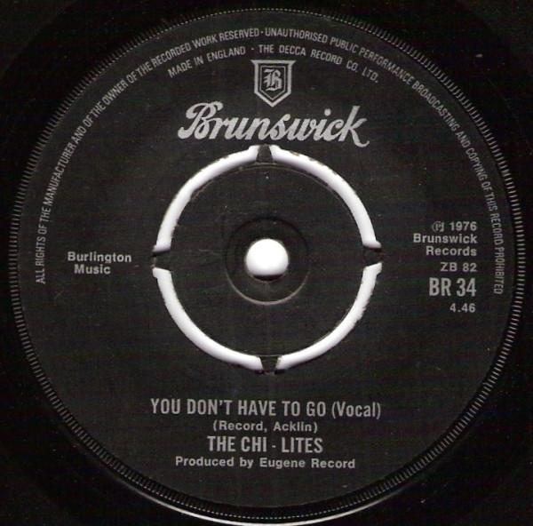The Chi-Lites - You Don't Have To Go