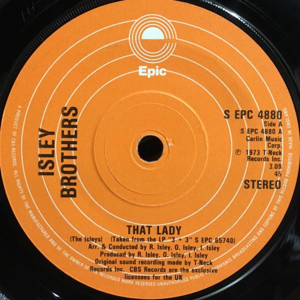 The Isley Brothers - That Lady / Summer Breeze