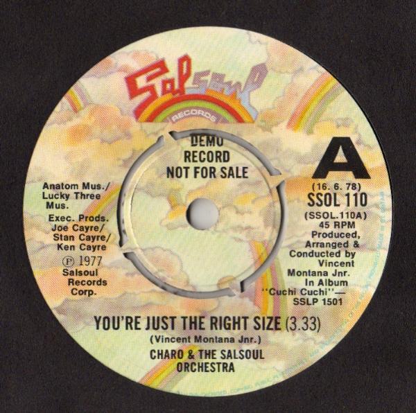 The Salsoul Orchestra, Charo - You're Just The Right Size