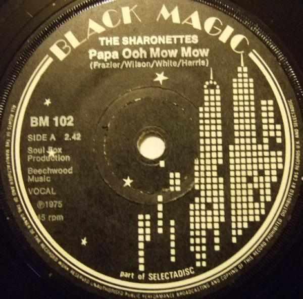 The Sharonettes - Papa Ooh Mow Mow
