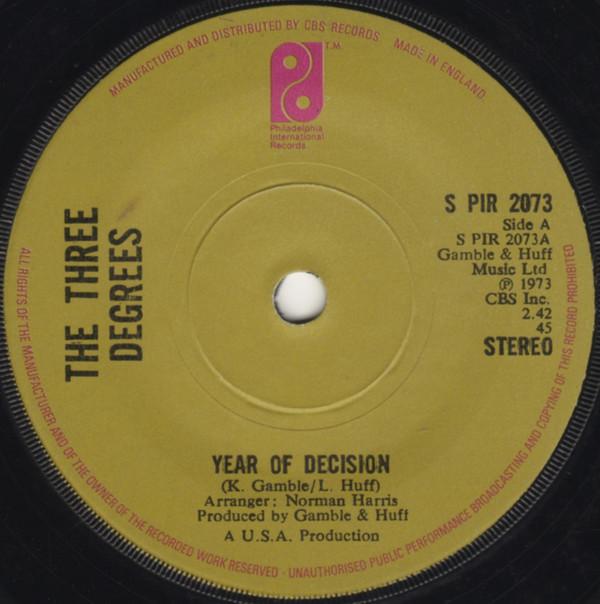 The Three Degrees - Year Of Decision