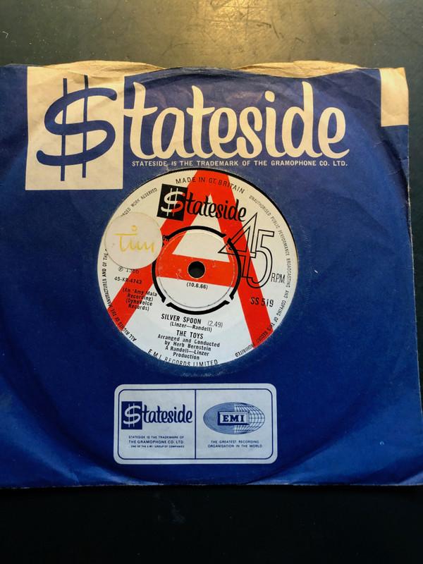 The Toys - Silver Spoon / Can't Get Enough Of You Baby