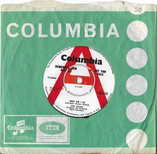 Tony Wilson  - What Did I Do