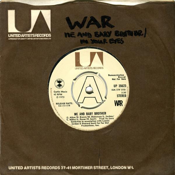 War - Me And Baby Brother