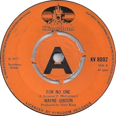 Wayne Gibson - For No One