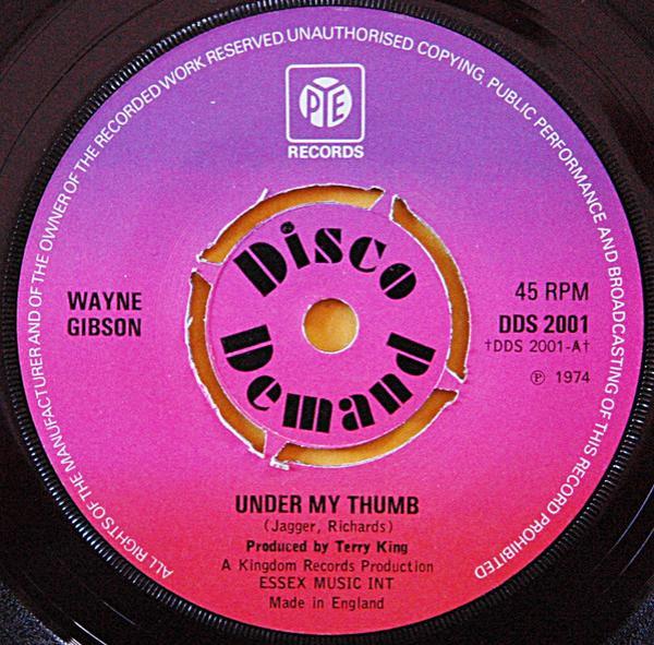 Wayne Gibson - Under My Thumb
