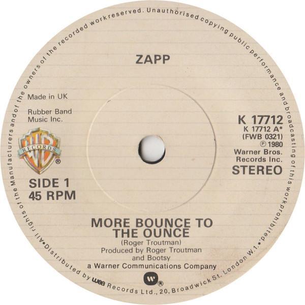 Zapp - More Bounce To The Ounce