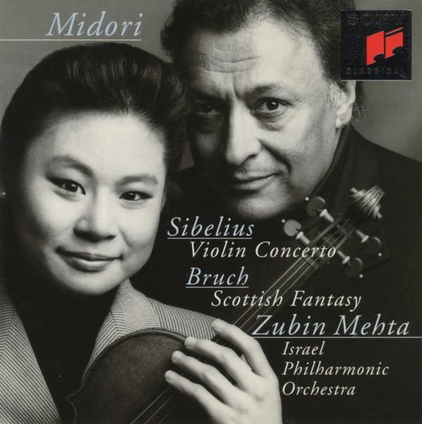 Zubin Mehta, Jean Sibelius, Max Bruch, Israel Philharmonic Orchestra, Midori Goto - Volin Concerto / Scottish Fantasy